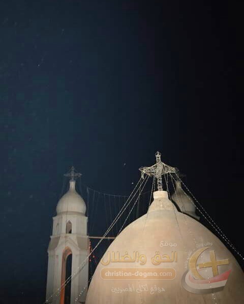 بالصور| ظهور العدرا مريم بمطرانية طنطا 