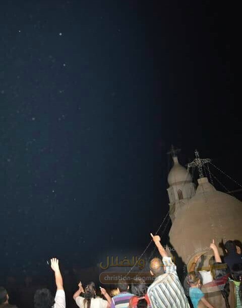 بالصور| ظهور العدرا مريم بمطرانية طنطا 