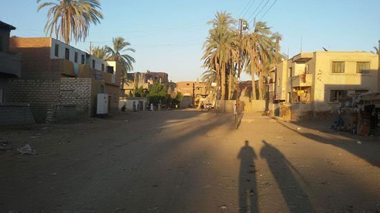 بالصور.. فرض كردون أمنى حول قرية صفط الخرسا ببنى سويف بسبب المشادات الطائفيه 

