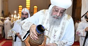 ‫Coptic Orthodox Church | ‎قداسة البابا تواضروس الثاني يرأس طقس إيداع الخميرة  المقدسة للميرون الجديد ...‎ | Instagram‬‎