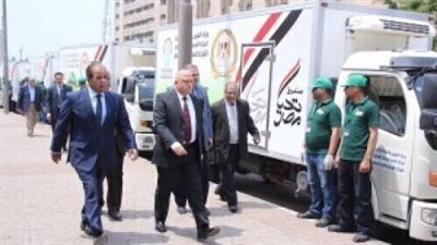إطلاق 30 سيارة لتوزيع السلع الغذائية بأسعار مخفضة فى المناطق النائية