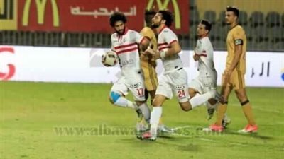 شاهد.. لحظة تسجيل الزمالك هدف التعادل أمام الإنتاج من المدرجات