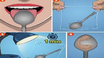في دقيقة واحده قد تساعدك الملعقه في اكتشاف صحتك..جربها