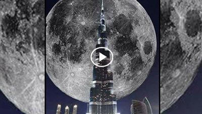 بالفيديو .. القمر العملاق وتاثيرة على الارض