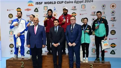 بطولة كأس العالم للرماية 2024 وتكريم وزير الشباب للفائزين بمشاركة 66 دولة على مستوى العالم