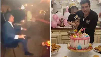 ضحايا الطلاق..أب ممنوع من رؤية ابنته يحتفل بعيد ميلادها في الشارع