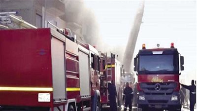 شاهد بالفيديو: اللقطات الأولى من حريق فيصل بالجيزة.. 