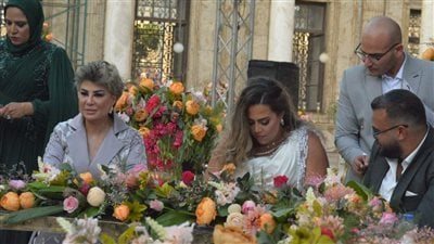 صور حفل زفاف ابنة الإعلامية مفيدة شيحة التي خطفت الأنظار