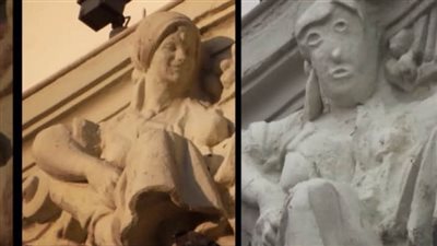 حاجة بشعة وتماثيل مقززة...ثورة مسيحية وغضب شديد من أشكال تماثيل كنيسة تاريخية بعد الترميم