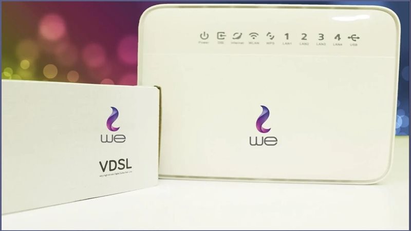 عرض WE لعملاء الإنترنت