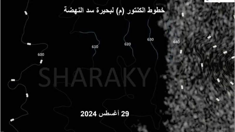 غلق بوابات المفيض