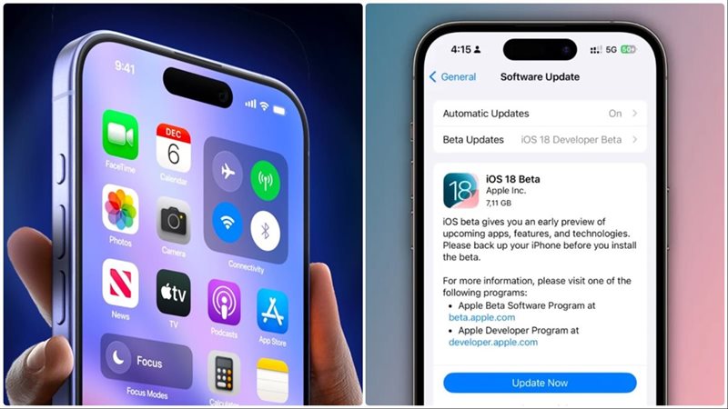 إطلاق تحديث iOS 18