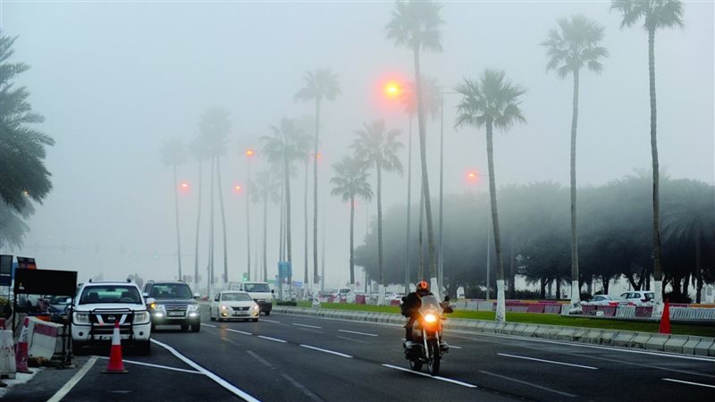خطر هطول أمطار خفيفة