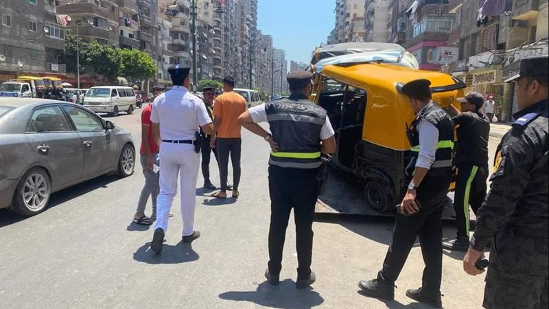 حركة مرور كثيفة