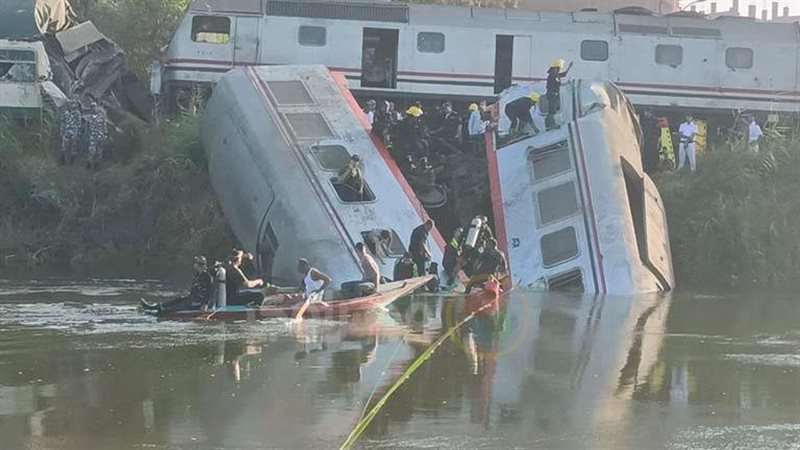 حادث قطار المنيا