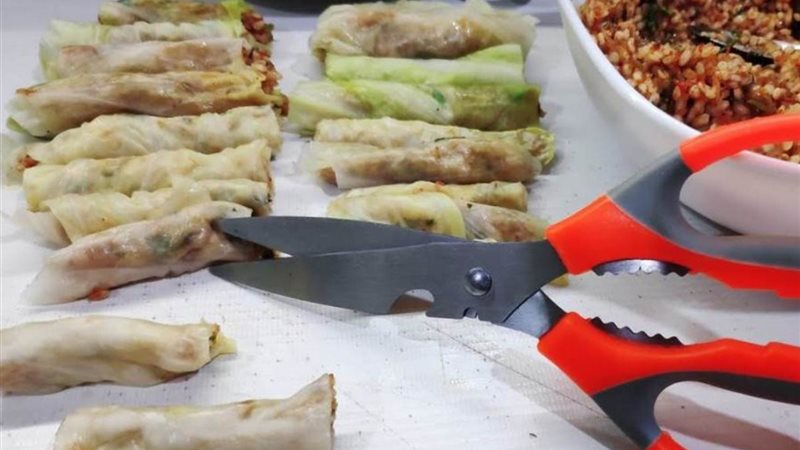 طريقة لف ورق العنب