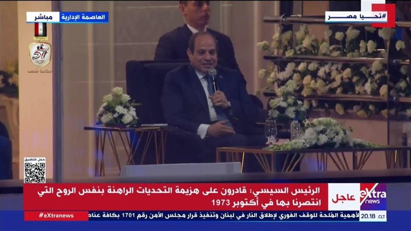 رسائل من الرئيس السيسي