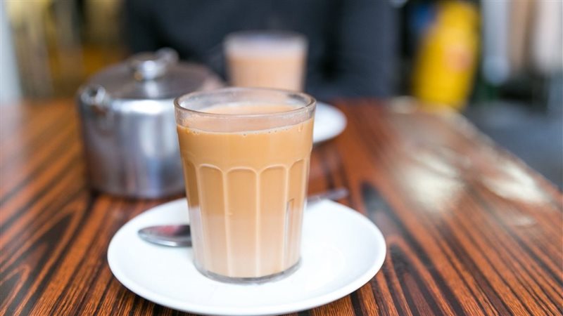 الشاي بلبن
