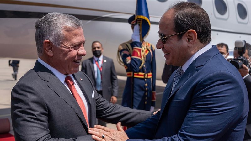 السيسي وملك الاردن