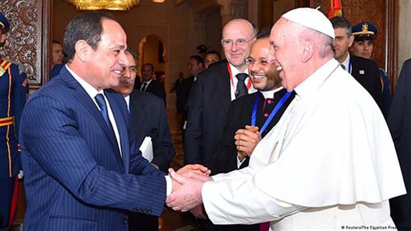 الرئيس السيسي والبابا