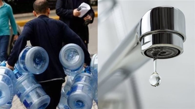 قطع مياه الشرب بـ