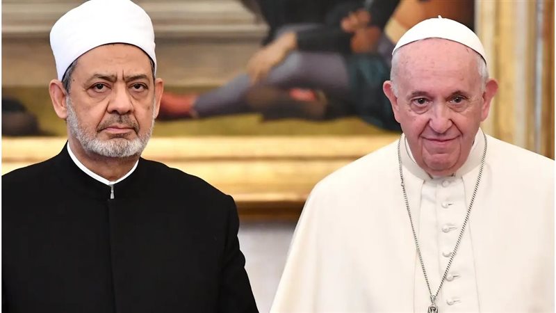 وفد الأزهر في طريقه