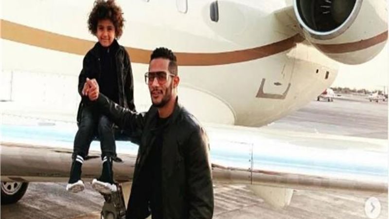 محمد رمضان ونجلة