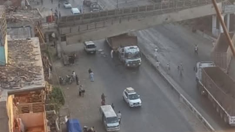 صورة من كوبري المشاة