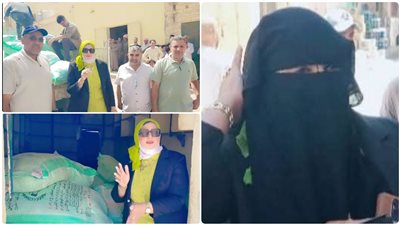 وكيلة تموين مطروح تتنكر منتقبة وتضبط 5 أطنان دقيق مدعم مهرب ولحوم فاسدة