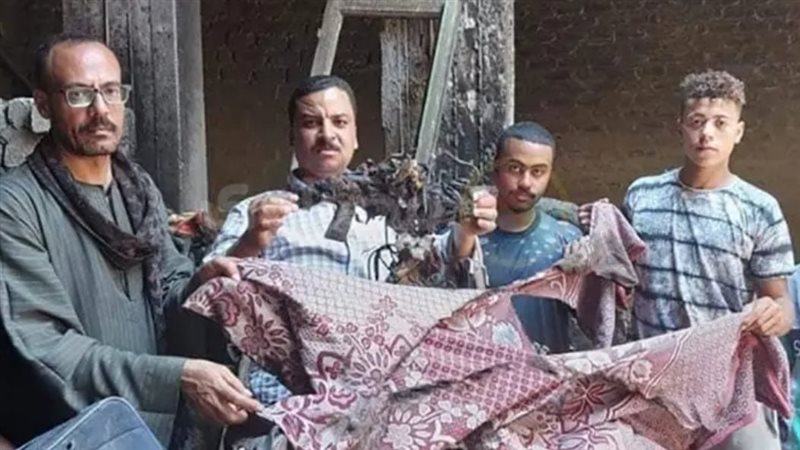 قرية برخيل تشتعل