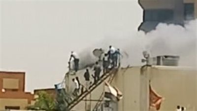 حريق كبير في فرع النادي الأهلي مدينة نصر و 3 سيارات إطفاء تهرع للمكان وتحاول السيطرة