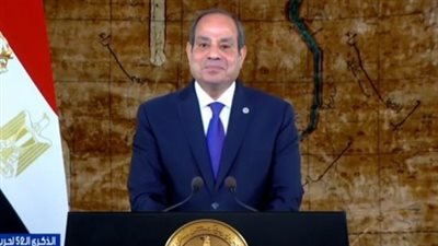 الرئيس السيسي: أطمئن الشعب المصري أن جيش مصر قائم لحماية بلده ولا يهاب التحديات