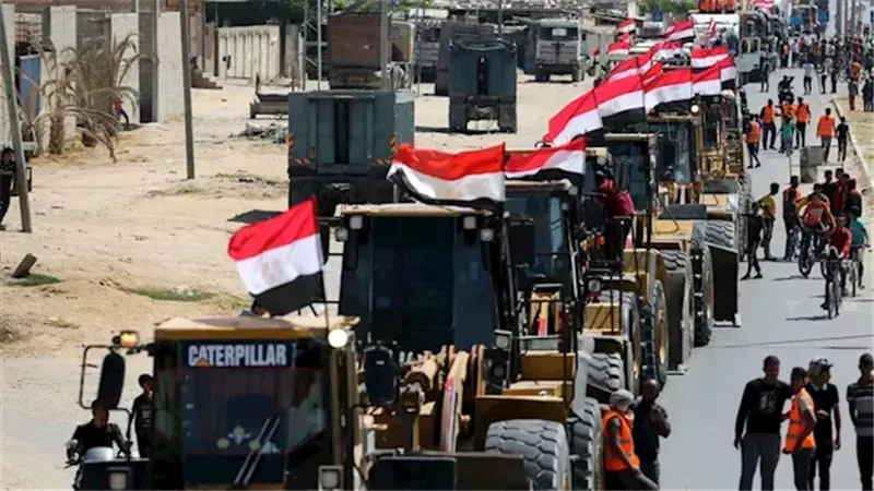 جرافات مصرية