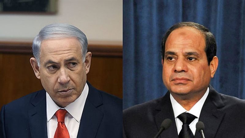 الرئيس السيسي ونتنياهو