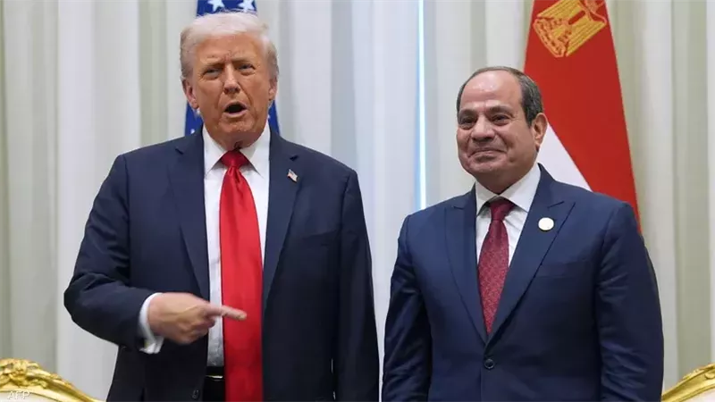 ترامب والرئيس السيسي