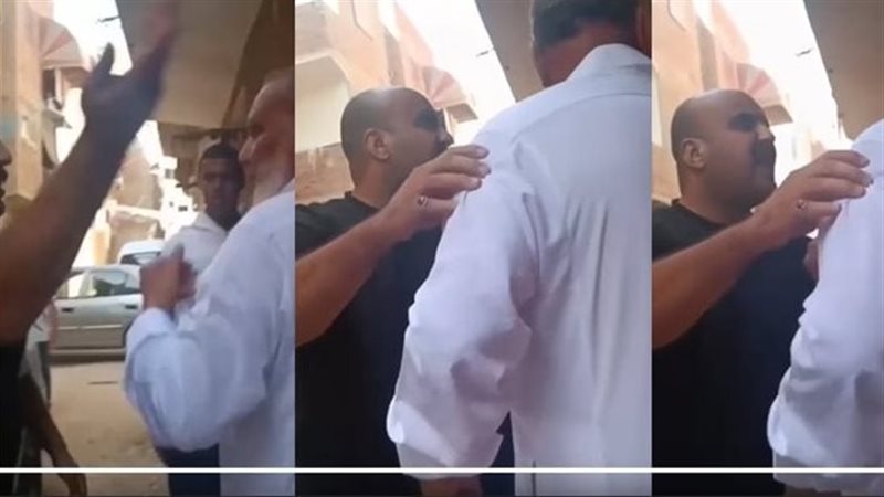 فيديو صفع رجل مسن