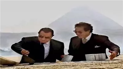 صورة مبارك وفاروق حسني 