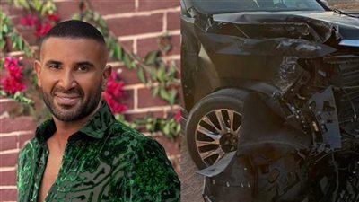 سبب حادث أحمد سعد 