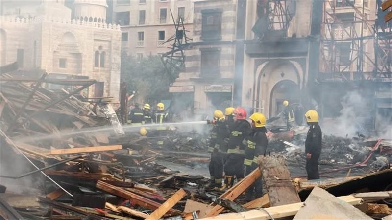 حريق استوديو مصر