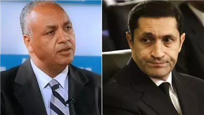 علاء مبارك ومصطفى بكري 