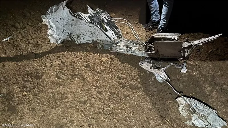لقطات من تحطم الطائرة