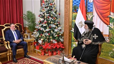 قائمة الشخصيات العامة والمسؤولين الذين زاروا البابا تواضروس للتهنئة بعيد الميلاد المجيد