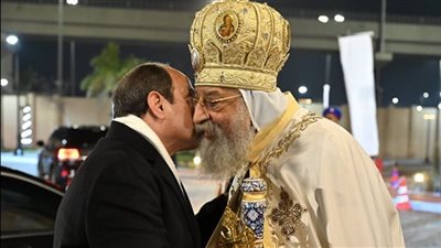 تصريحات الرئيس السيسي والبابا تواضروس أثناء الزيارة السنوية  