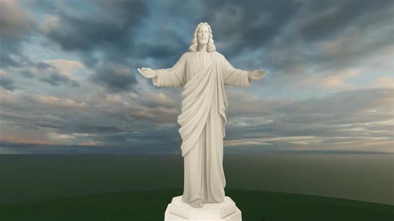  تمثال المسيح في