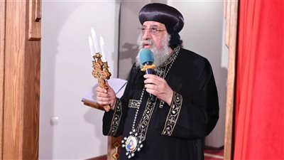 فرحة وزغاريد في الكاتدرائية لاستقبال البابا تواضروس الثاني بعد عودته من رحلة علاجية ناجحة