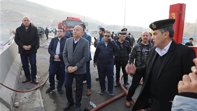 محافظ القاهرة يتابع ميدانيًا حريق منشأة ناصر 