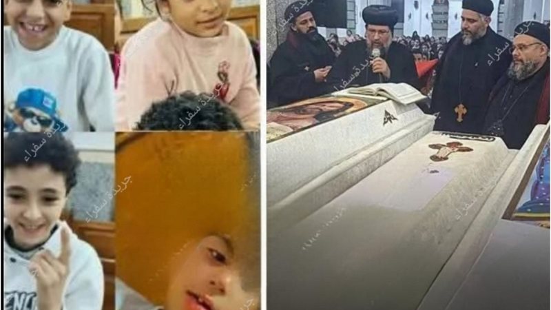  جنازة الأطفال ضحايا