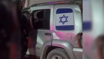 سيارة جيب ترفع علم إسرائيل في كرداسة تتسبب في دهس مارة 