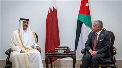 أمير قطر وملك الأردن يبحثان التصعيد ويرفضان الاعتداءات 