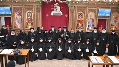 رهبنة 9 راهبات جدد بيد البابا تواضروس الثاني بدير مار جرجس بالخطاطبة 